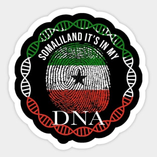 Somaliland Its In My DNA - Gift for Somali Somalilander From Somaliland Sticker